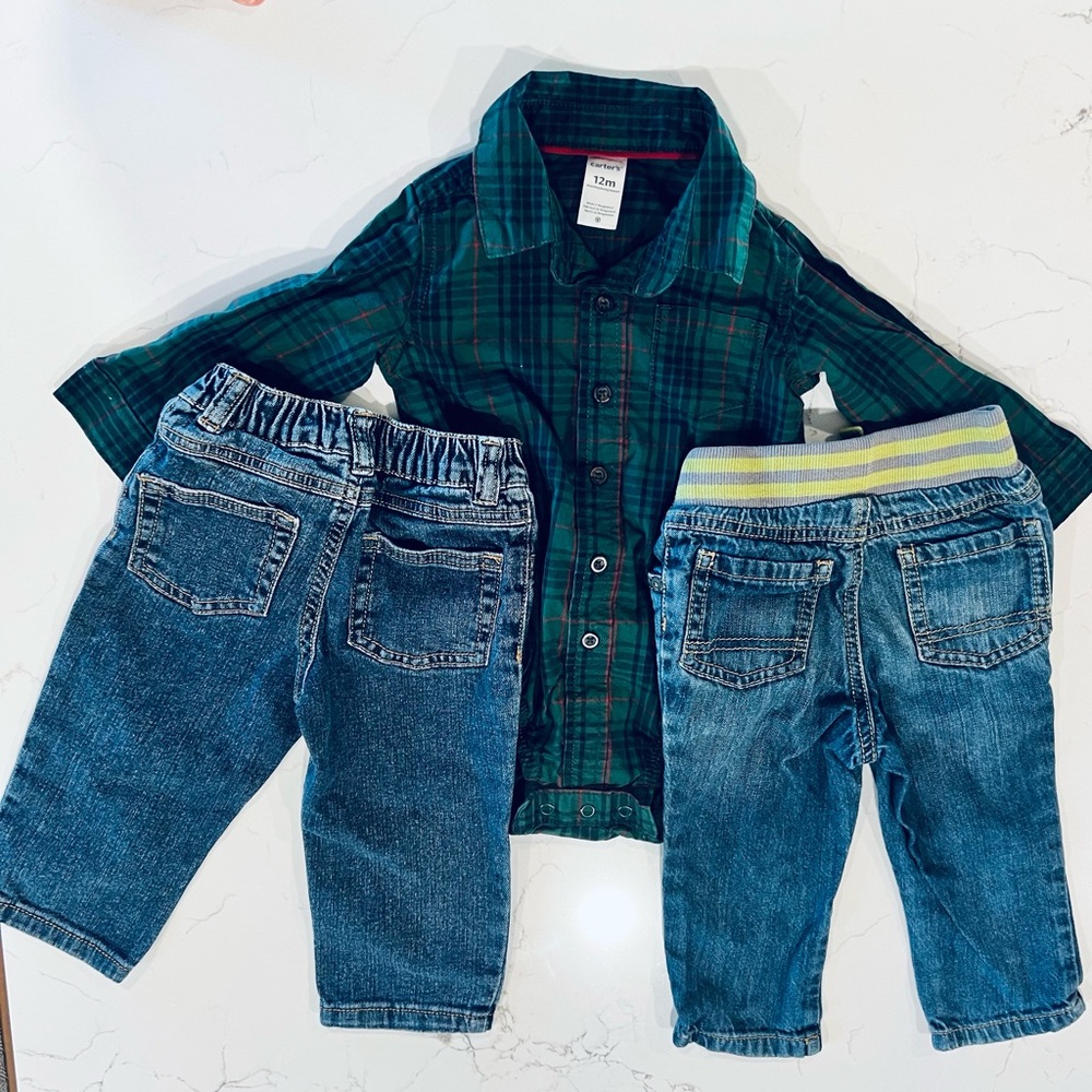 12 Month Carter’s and Gymboree Bundle